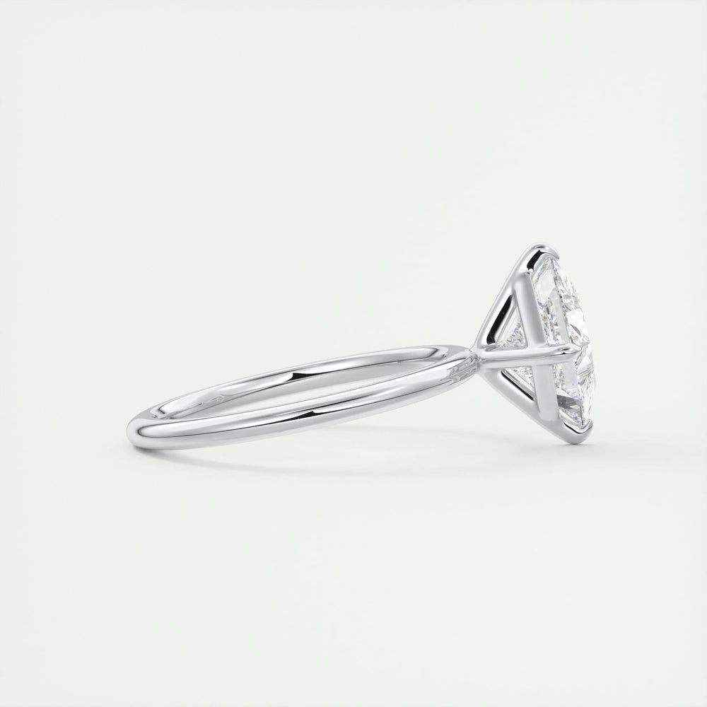 2ct Princess F - VS1 Lab Grown Diamond Solitaire Engagement Ring - Doozy Diamonds