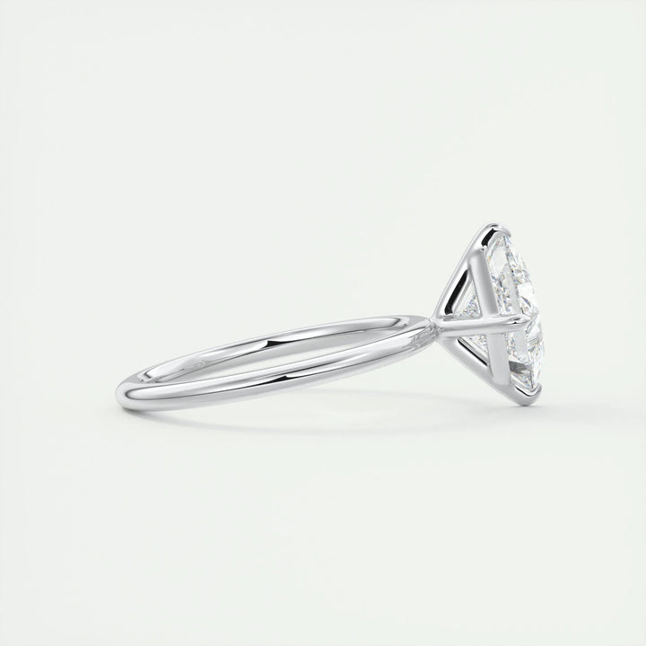 2ct Princess F - VS1 Lab Grown Diamond Solitaire Engagement Ring - Doozy Diamonds