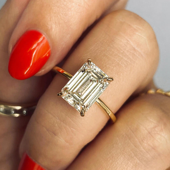 2ct Emerald F - VS1 Lab Grown Diamond Solitaire Engagement Ring - Doozy Diamonds