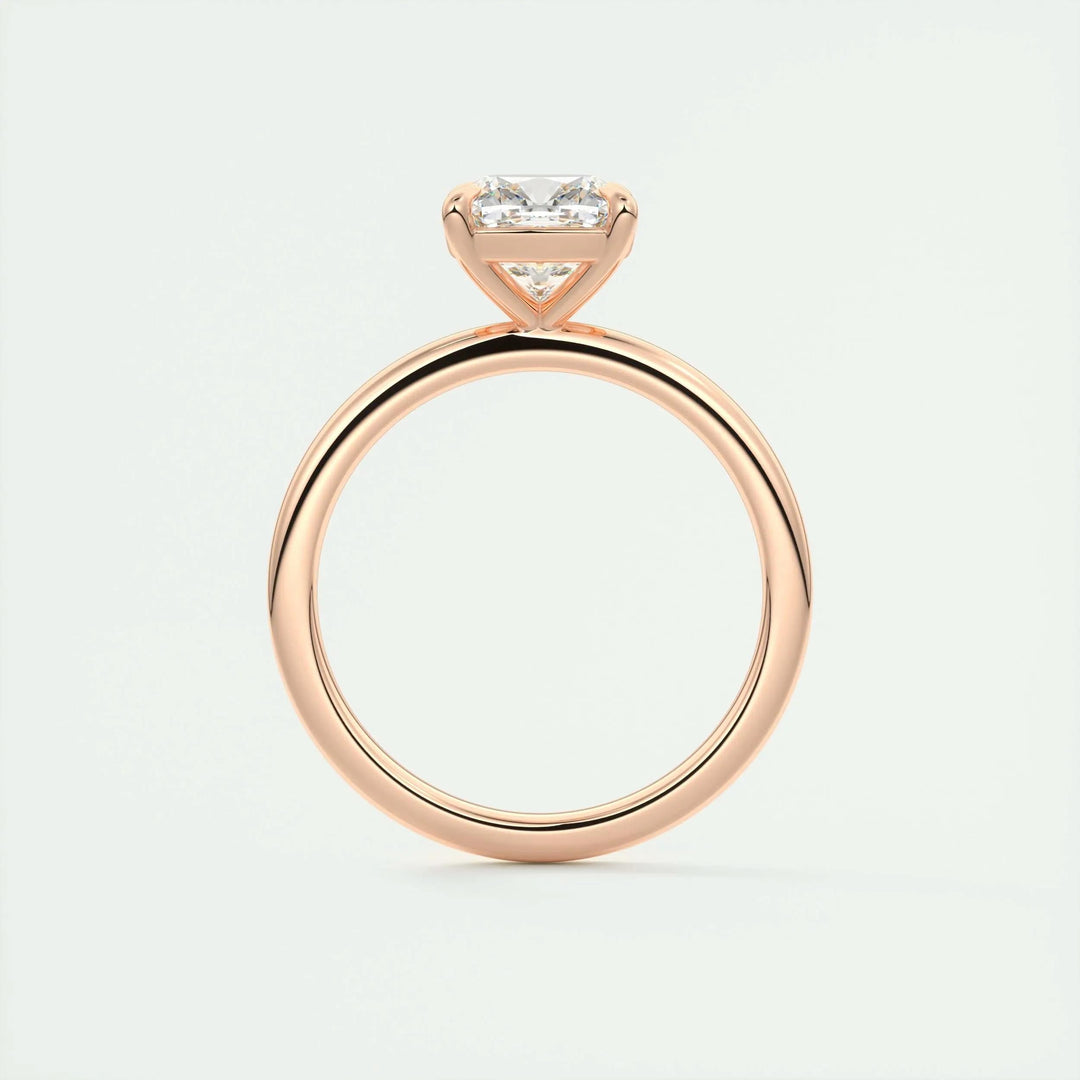 2ct Cushion F - VS1 Lab Grown Diamond Solitaire Engagement Ring - Doozy Diamonds
