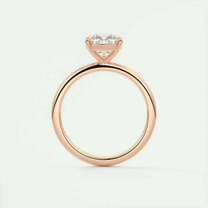 2ct Cushion F - VS1 Lab Grown Diamond Solitaire Engagement Ring - Doozy Diamonds