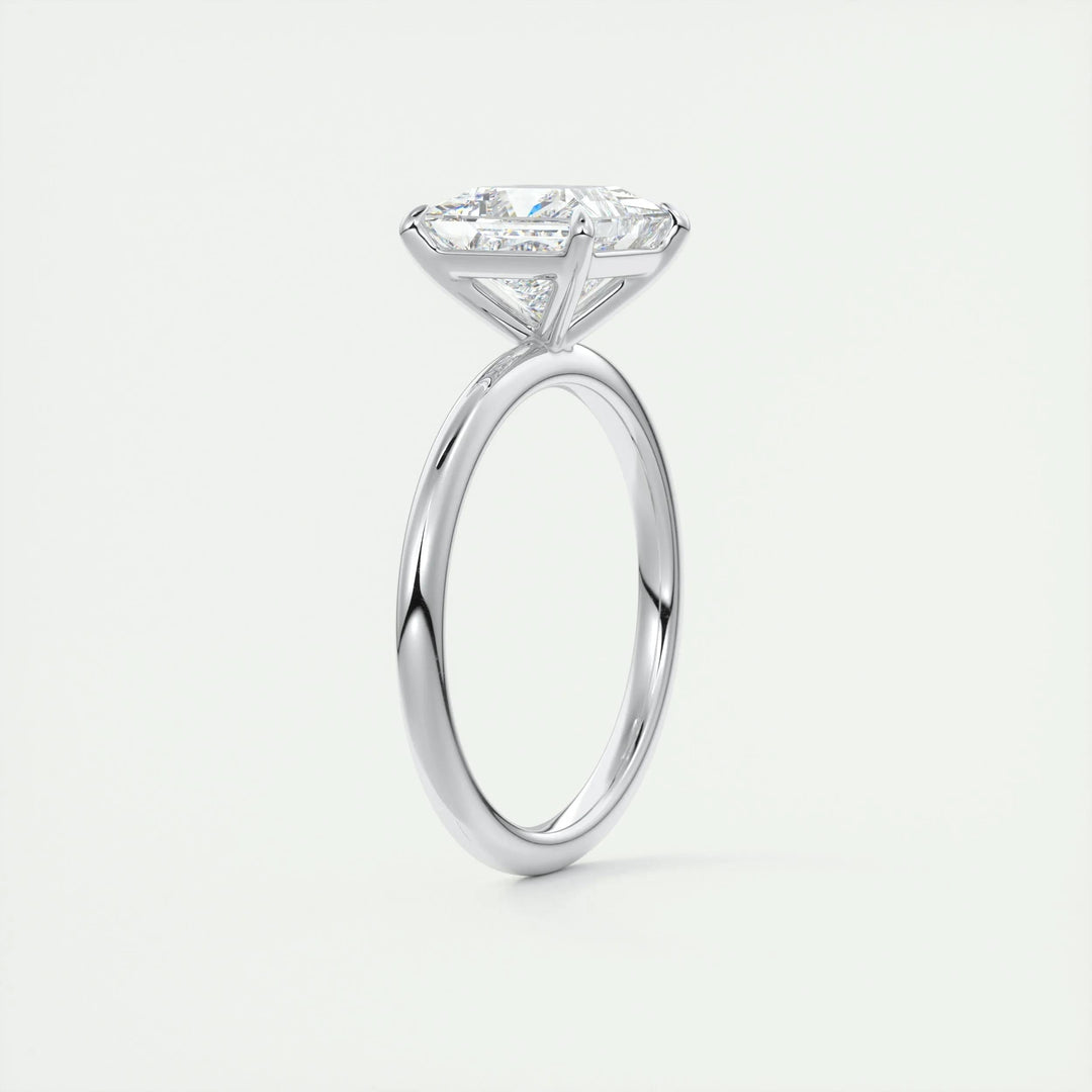 2ct Princess F - VS1 Lab Grown Diamond Solitaire Engagement Ring - Doozy Diamonds