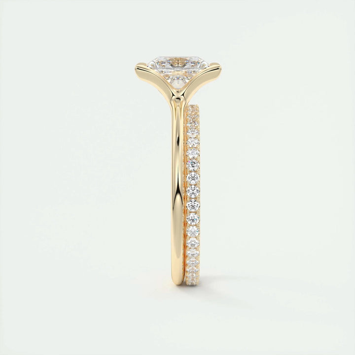2ct Princess Cut Lab Grown Diamond Solitaire Engagement Ring - Doozy Diamonds