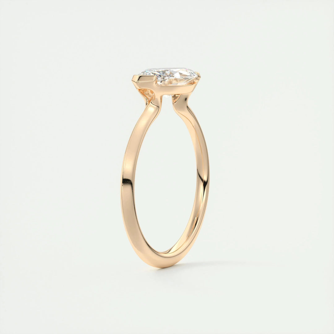 2ct Marquise F - VS1 Lab Grown Diamond Solitaire Engagement Ring - Doozy Diamonds