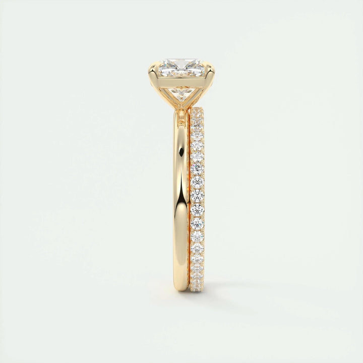 2ct Cushion F - VS1 Lab Grown Diamond Solitaire Engagement Ring - Doozy Diamonds