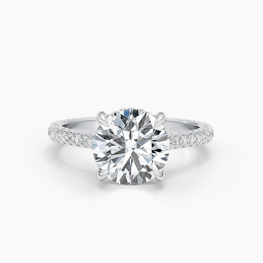 round diamond anniversary ring,