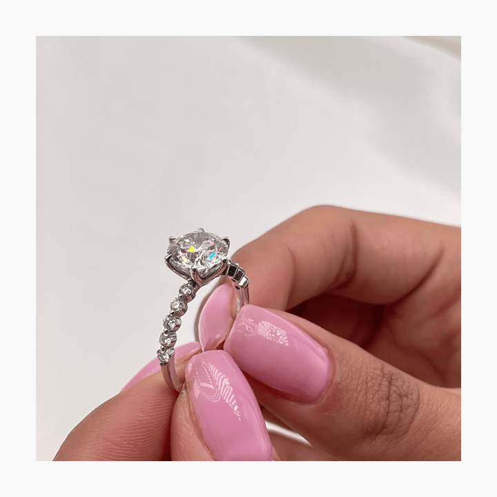 pavé band diamond ring,