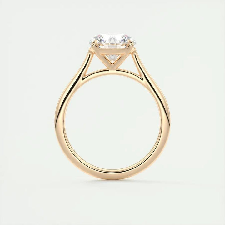 2ct Round F - VS1 Lab Grown Diamond Solitaire Engagement Ring - Doozy Diamonds