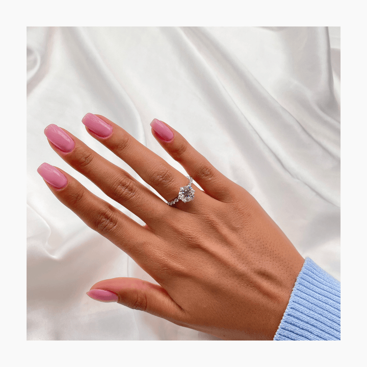refined engagement ring,