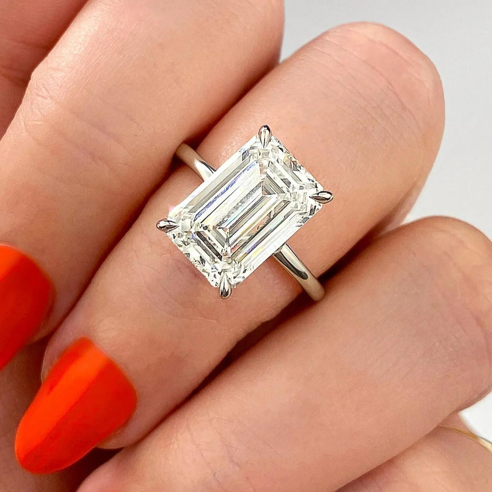 2ct Emerald F - VS1 Lab Grown Diamond Solitaire Engagement Ring - Doozy Diamonds