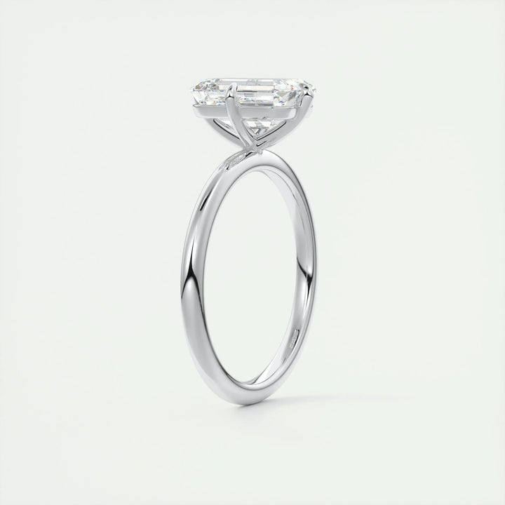 2ct Emerald F - VS1 Lab Grown Diamond Solitaire Engagement Ring - Doozy Diamonds