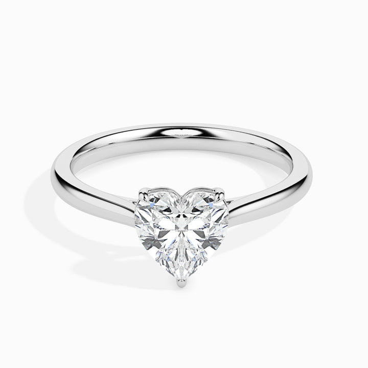heart shaped diamond engagement ring,