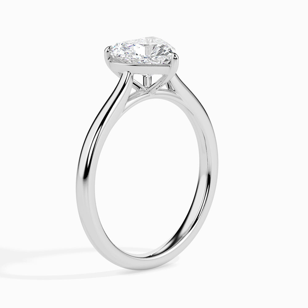 heart cut diamond ring,