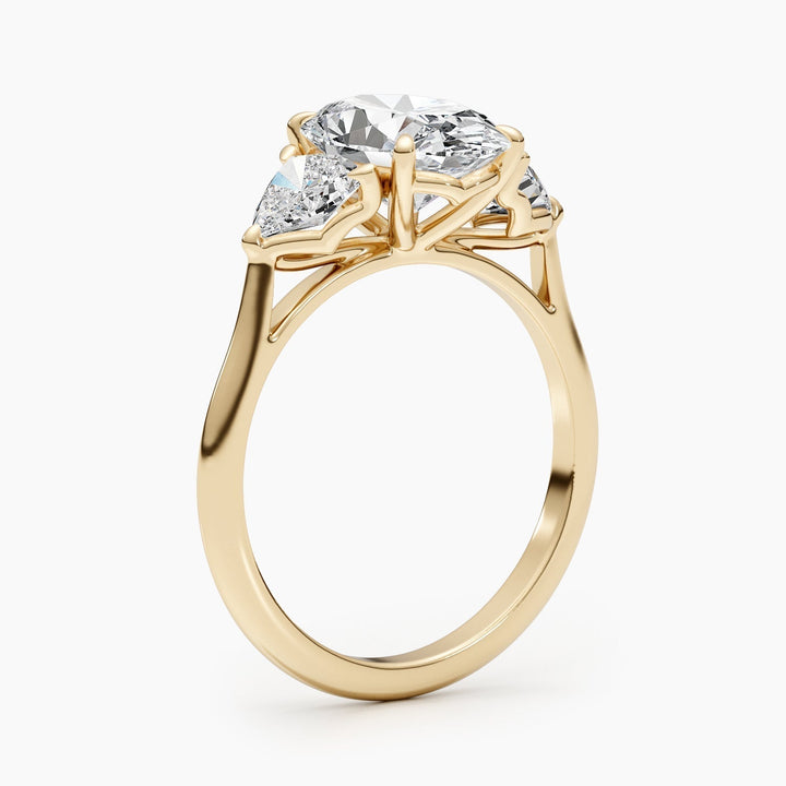 elegant oval diamond bridal accessory