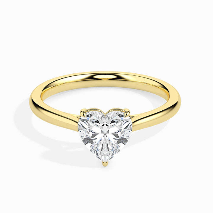 heart diamond proposal ring