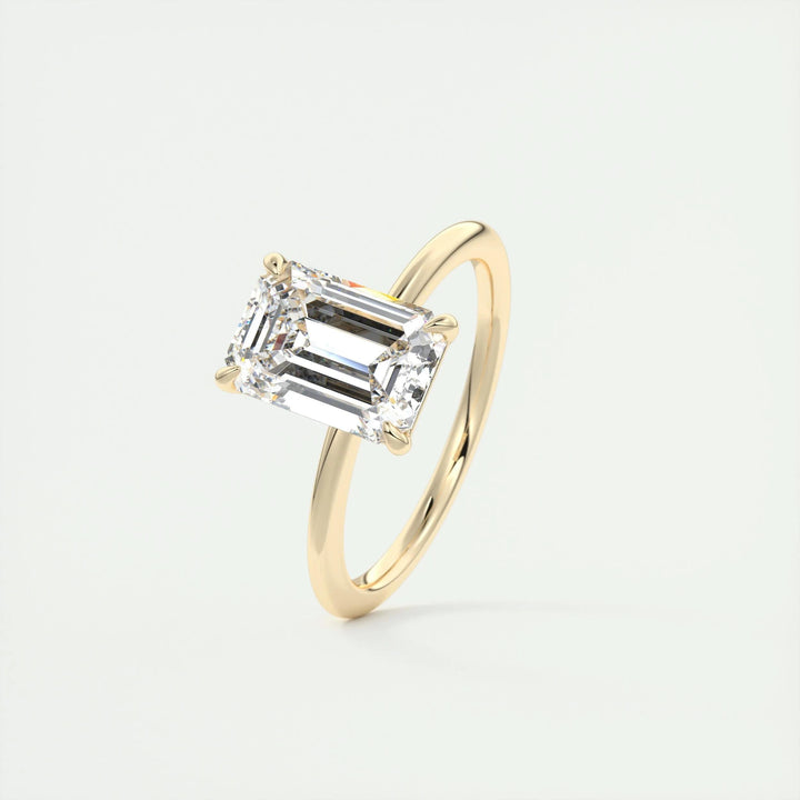 2ct Emerald F - VS1 Lab Grown Diamond Solitaire Engagement Ring - Doozy Diamonds