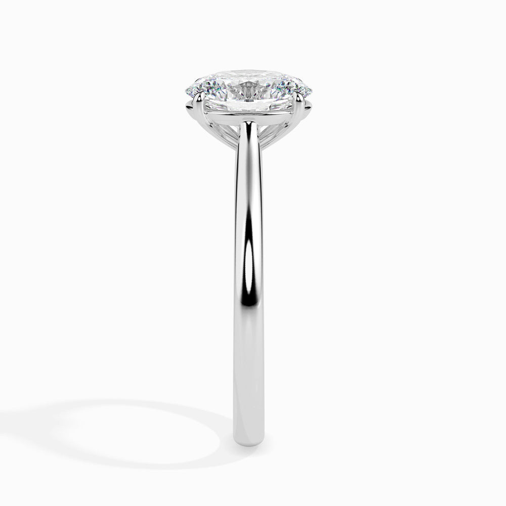 oval cut diamond ring