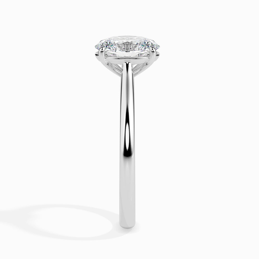 oval cut diamond ring