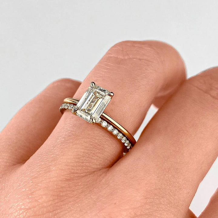 2ct Emerald F - VS1 Lab Grown Diamond Solitaire Engagement Ring - Doozy Diamonds