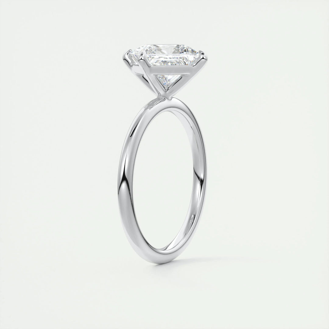 2ct Princess F - VS1 Lab Grown Diamond Solitaire Engagement Ring - Doozy Diamonds