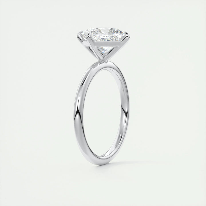 2ct Princess F - VS1 Lab Grown Diamond Solitaire Engagement Ring - Doozy Diamonds