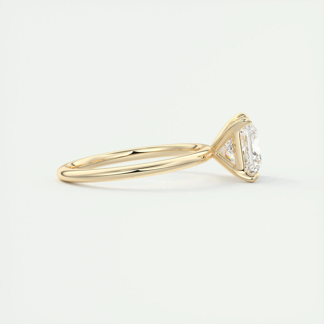 2ct Princess F - VS1 Lab Grown Diamond Solitaire Engagement Ring - Doozy Diamonds