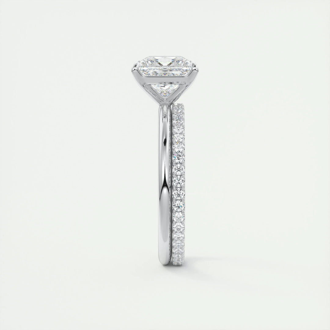 2ct Princess F - VS1 Lab Grown Diamond Solitaire Engagement Ring - Doozy Diamonds