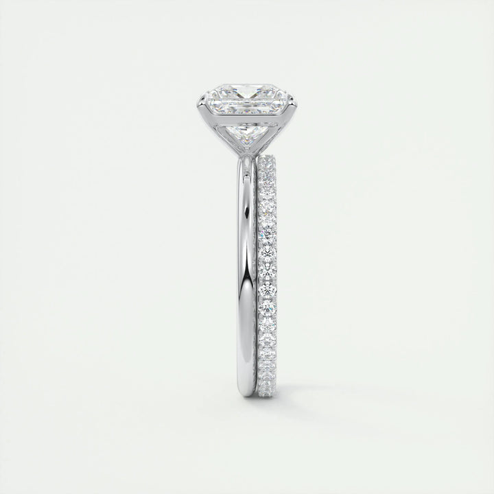 2ct Princess F - VS1 Lab Grown Diamond Solitaire Engagement Ring - Doozy Diamonds