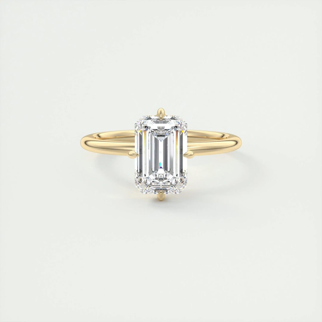 2ct Emerald F - VS1 Lab Grown Diamond Solitaire Engagement Ring - Doozy Diamonds