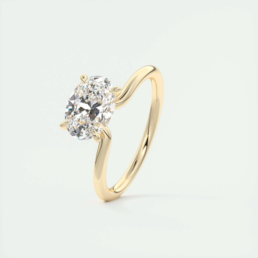 lab grown oval diamond ring, lab created oval diamond ring, oval lab diamond jewelry, sustainable bridal diamond ring, ethical diamond jewelry, conflict free oval diamond, responsible luxury jewelry, premium lab grown ring, luxury lab diamond jewelry, eco luxury engagement ring,
