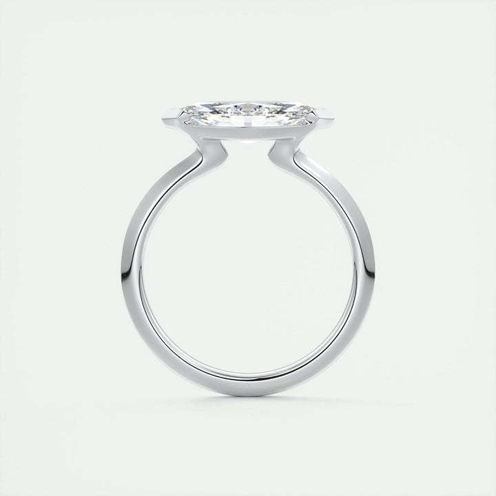 2ct Marquise F - VS1 Lab Grown Diamond Solitaire Engagement Ring - Doozy Diamonds