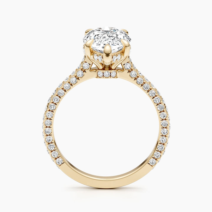 pear cut proposal ring,