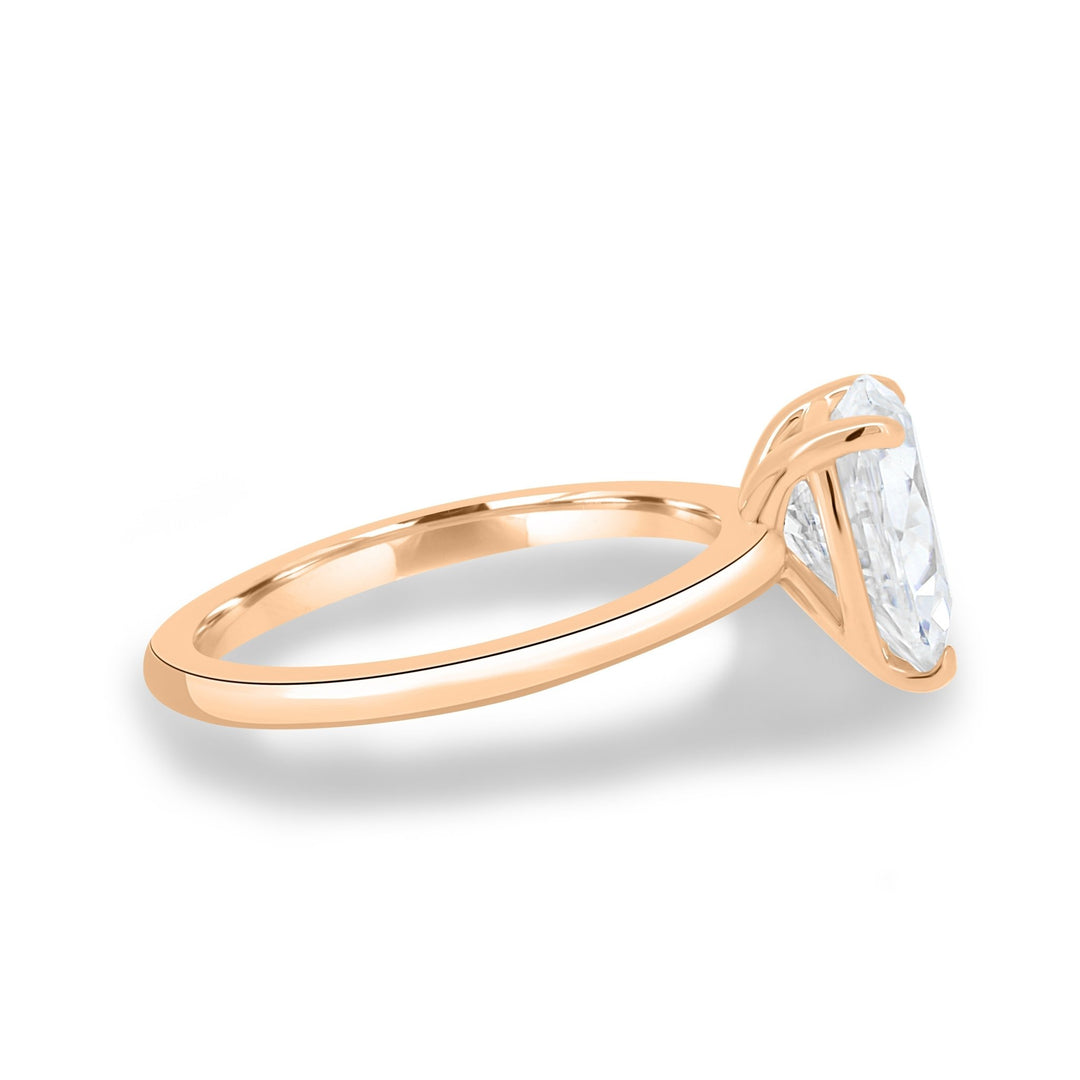 ethical pear diamond ring, conflict free diamond engagement