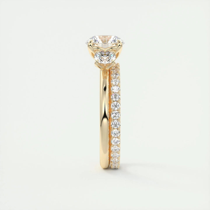  round bridal ring,