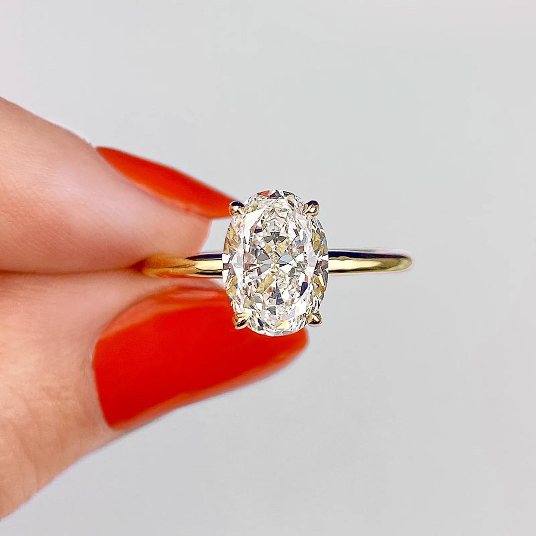 oval gemstone ring
