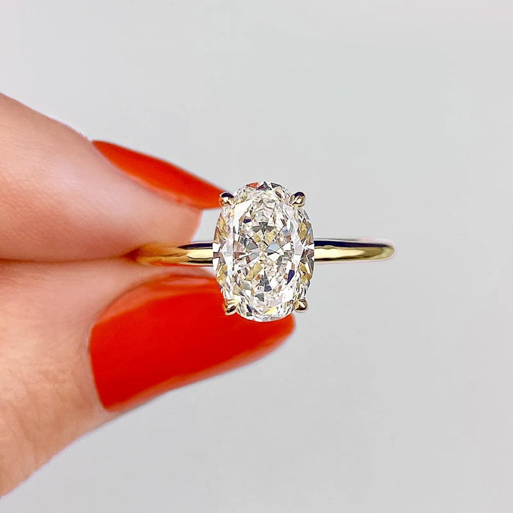 oval gemstone ring