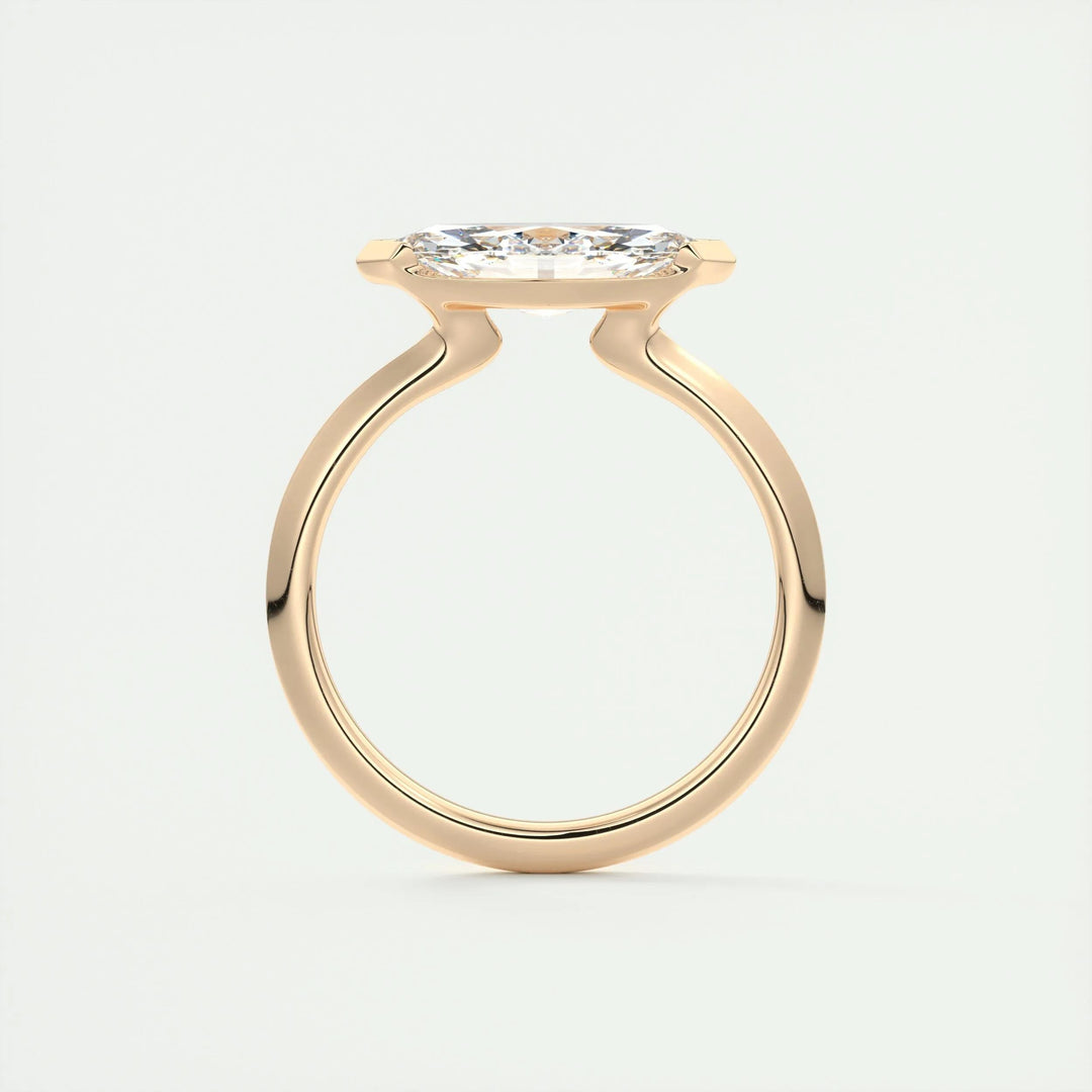 2ct Marquise F - VS1 Lab Grown Diamond Solitaire Engagement Ring - Doozy Diamonds