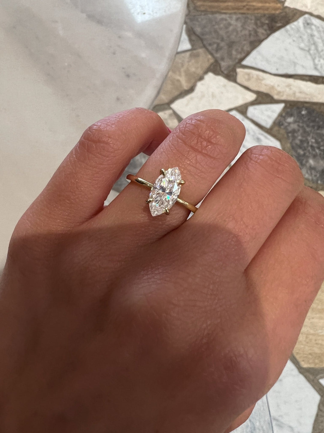 classic bridal diamond ring