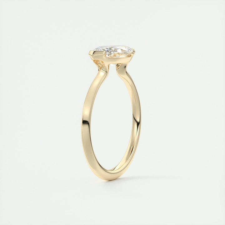 2ct Marquise F - VS1 Lab Grown Diamond Solitaire Engagement Ring - Doozy Diamonds