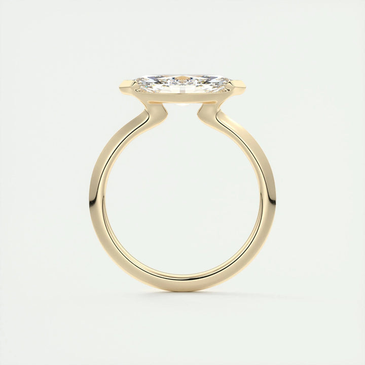 2ct Marquise F - VS1 Lab Grown Diamond Solitaire Engagement Ring - Doozy Diamonds
