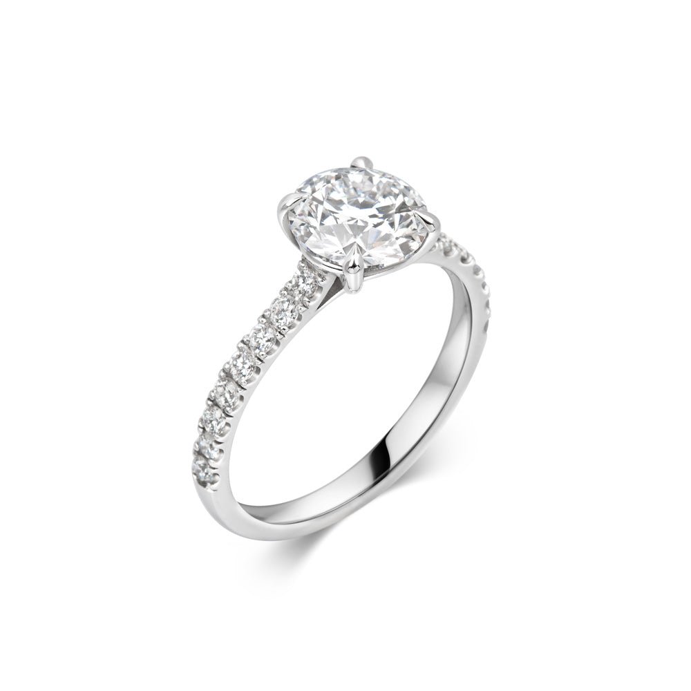 , refined bridal ring