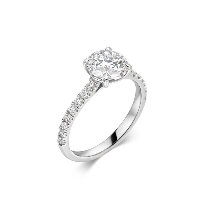, refined bridal ring