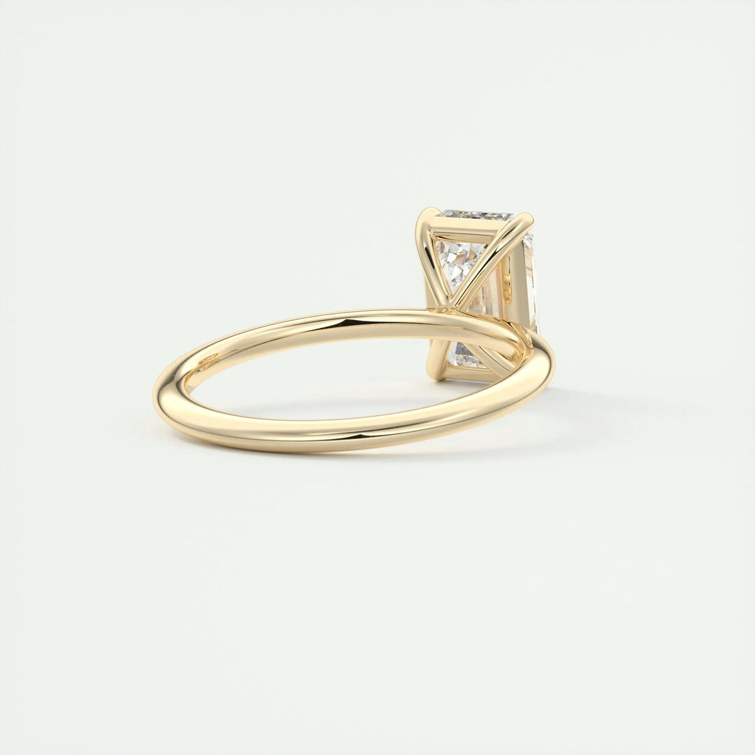 2ct Emerald F - VS1 Lab Grown Diamond Solitaire Engagement Ring - Doozy Diamonds