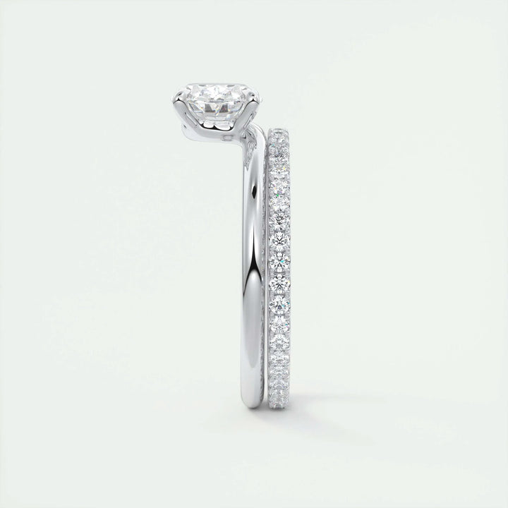unique diamond solitaire ring, modern east west setting, elegant sideways diamond ring, contemporary oval jewelry, statement bridal ring, fashionable engagement ring, luxury minimalist ring, east west lab diamond ring, designer oval solitaire ring, chic engagement ring.