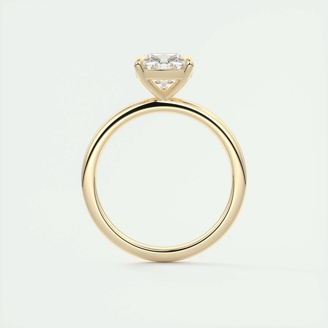 2ct Cushion F - VS1 Lab Grown Diamond Solitaire Engagement Ring - Doozy Diamonds