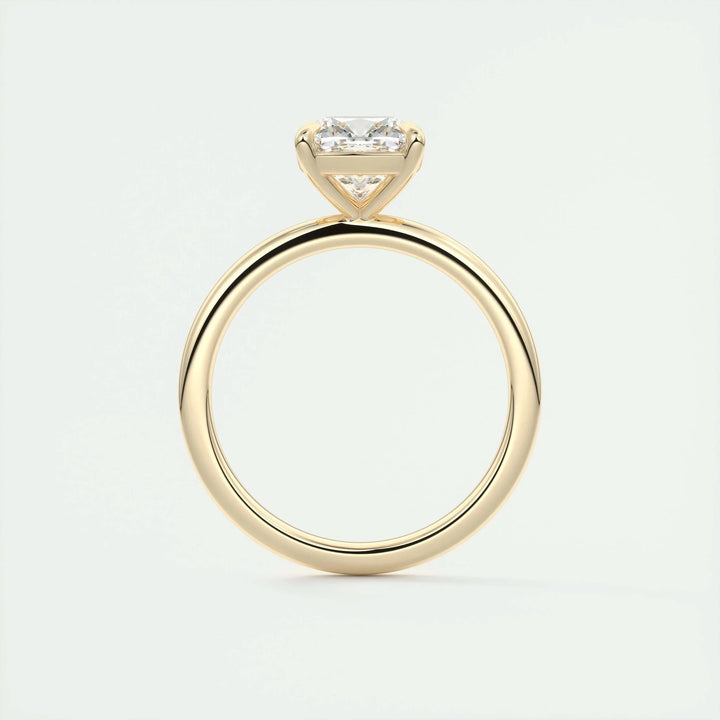 2ct Cushion F - VS1 Lab Grown Diamond Solitaire Engagement Ring - Doozy Diamonds