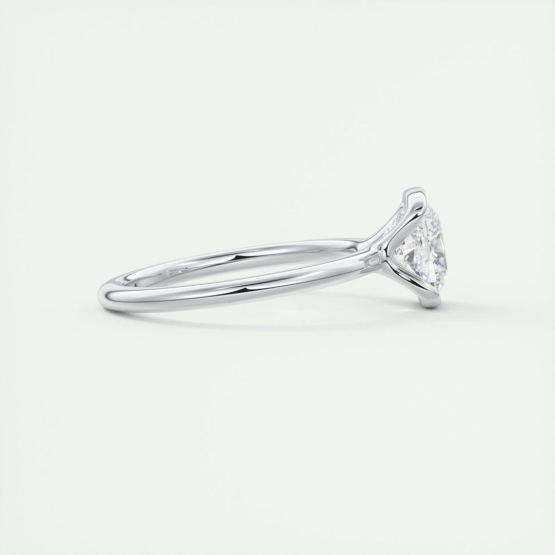 2ct Cushion Cut F- VS1 Lab Grown Diamond Solitaire Engagement Ring