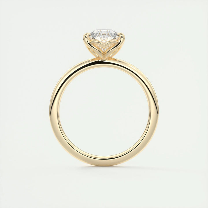 2ct Pear F - VS1 Diamond Solitaire Engagement Ring - Doozy Diamonds