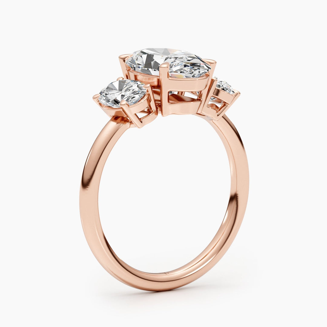 premium lab diamond engagement ring