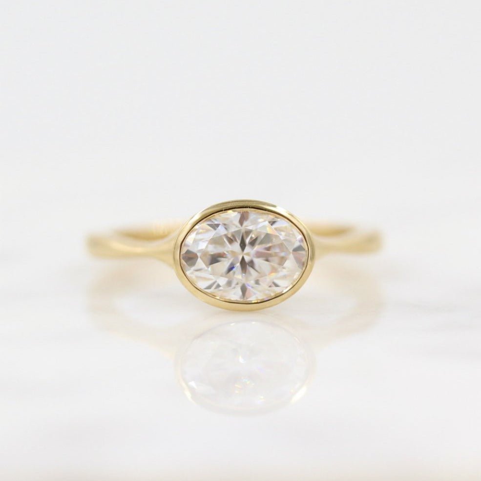 lab grown diamond solitaire ring,